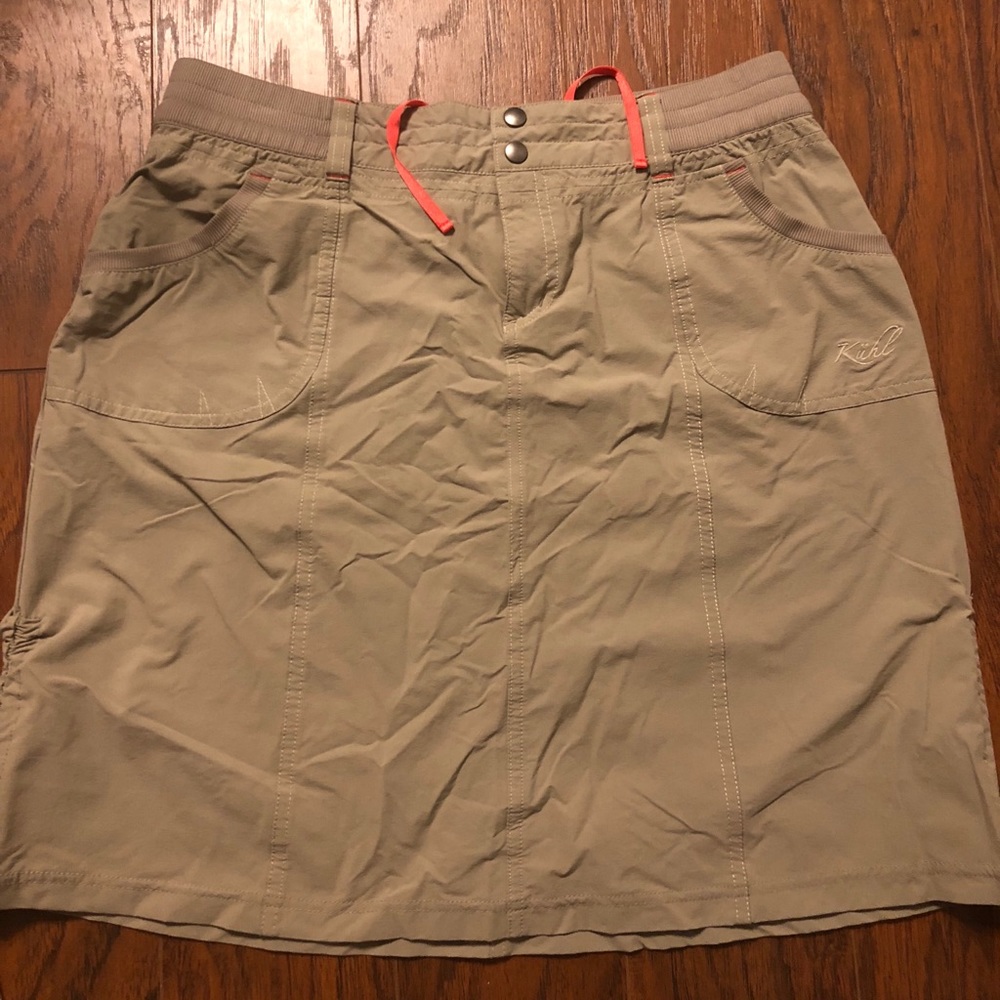 Khul khaki skirt